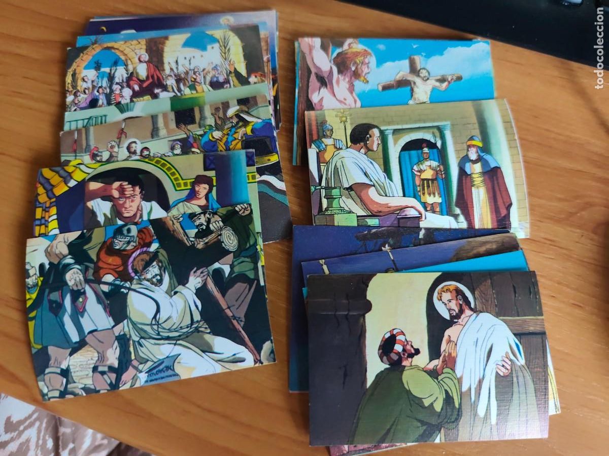 Coleccionismo Cromos antiguos: Lote 29 cromos la vida de Jes&uacute;s Ruiz Romero sin pegar y sin repetir