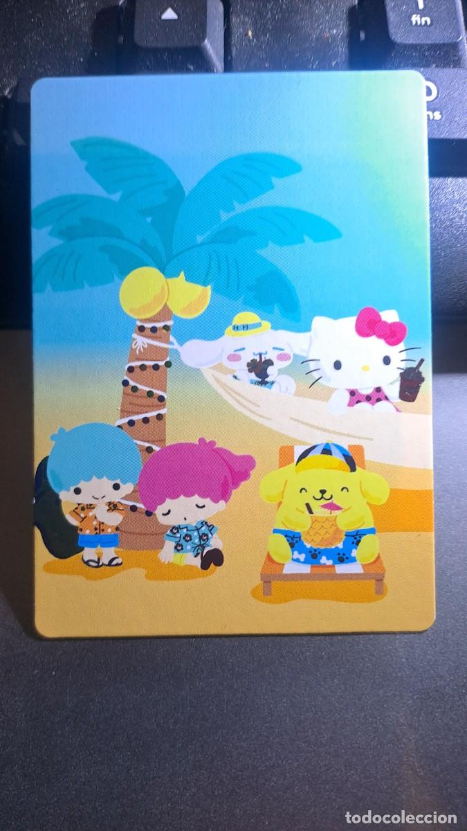 Coleccionismo Cromos antiguos: CROMO HELLO KITTY AND FRIENDS FUN TOGETHER! 79 AT THE SEASIDE BRILLO TRADING CARDS PANINI 2025