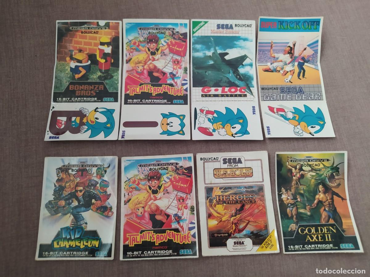 Coleccionismo Cromos antiguos: Lote pegatinas Bollycao Sega Novedad 92