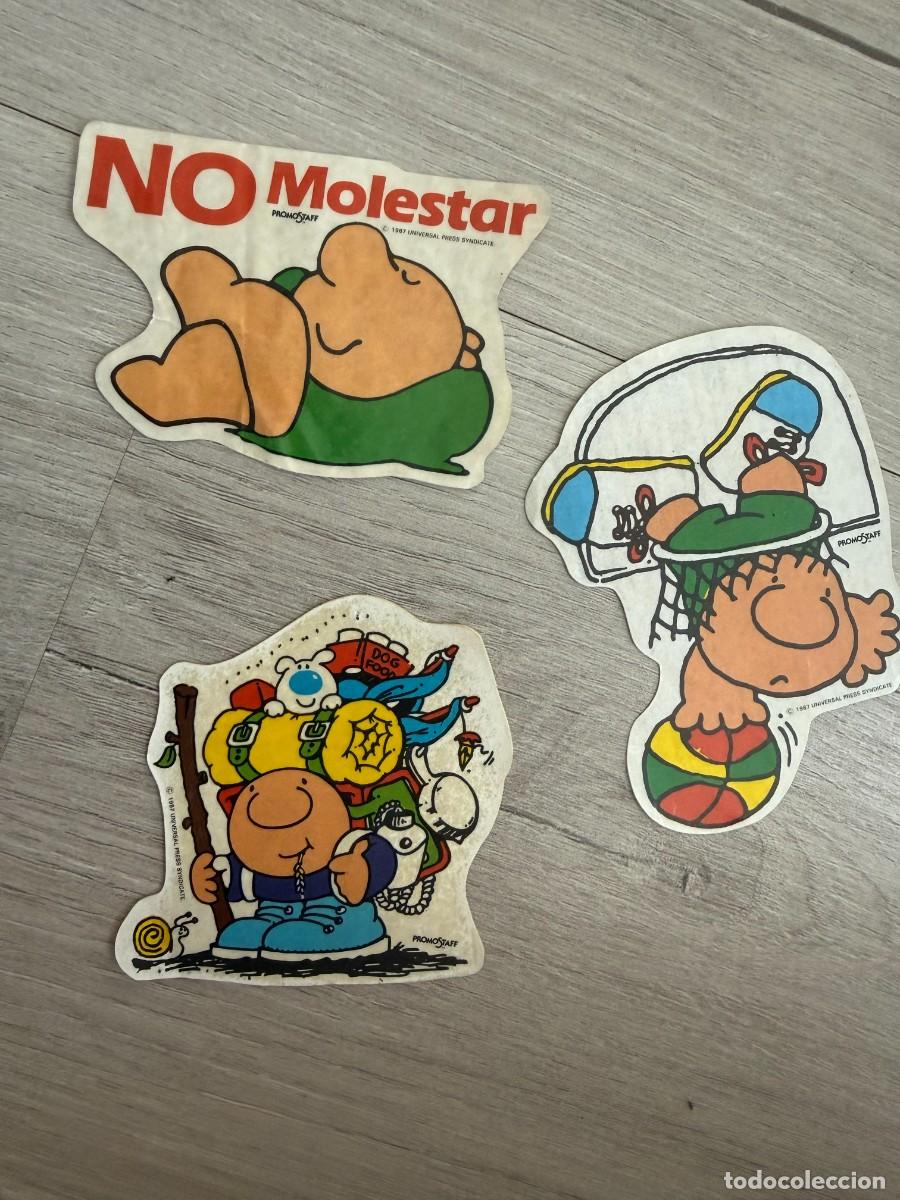 Coleccionismo Cromos antiguos: 3 cromos mascota de Donuts - Panrico