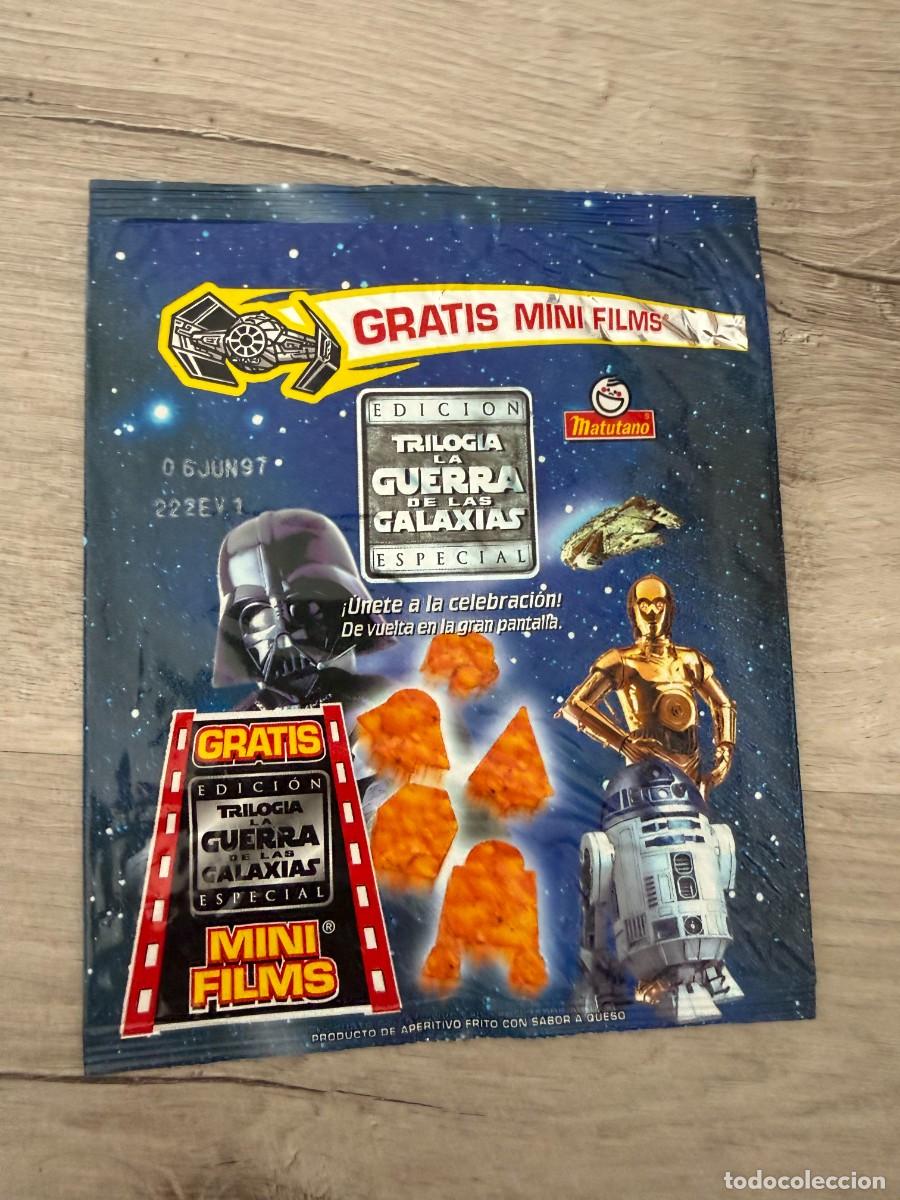 Coleccionismo Cromos antiguos: Envoltorio bolsa vac&iacute;a Matutano Mini Films Star Wars