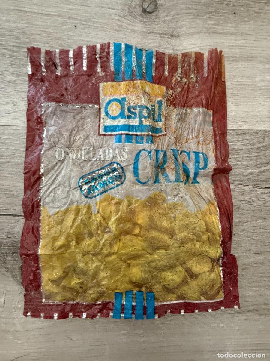 Coleccionismo Cromos antiguos: Bolsa vac&iacute;a - envoltorio - patatas onduladas Crisp de Aspil