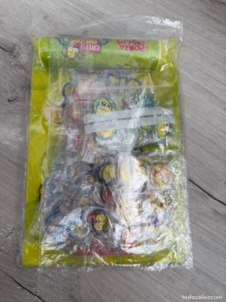 Coleccionismo Cromos antiguos: Colecci&oacute;n completa Grefu Discos Tazos de Grefusa