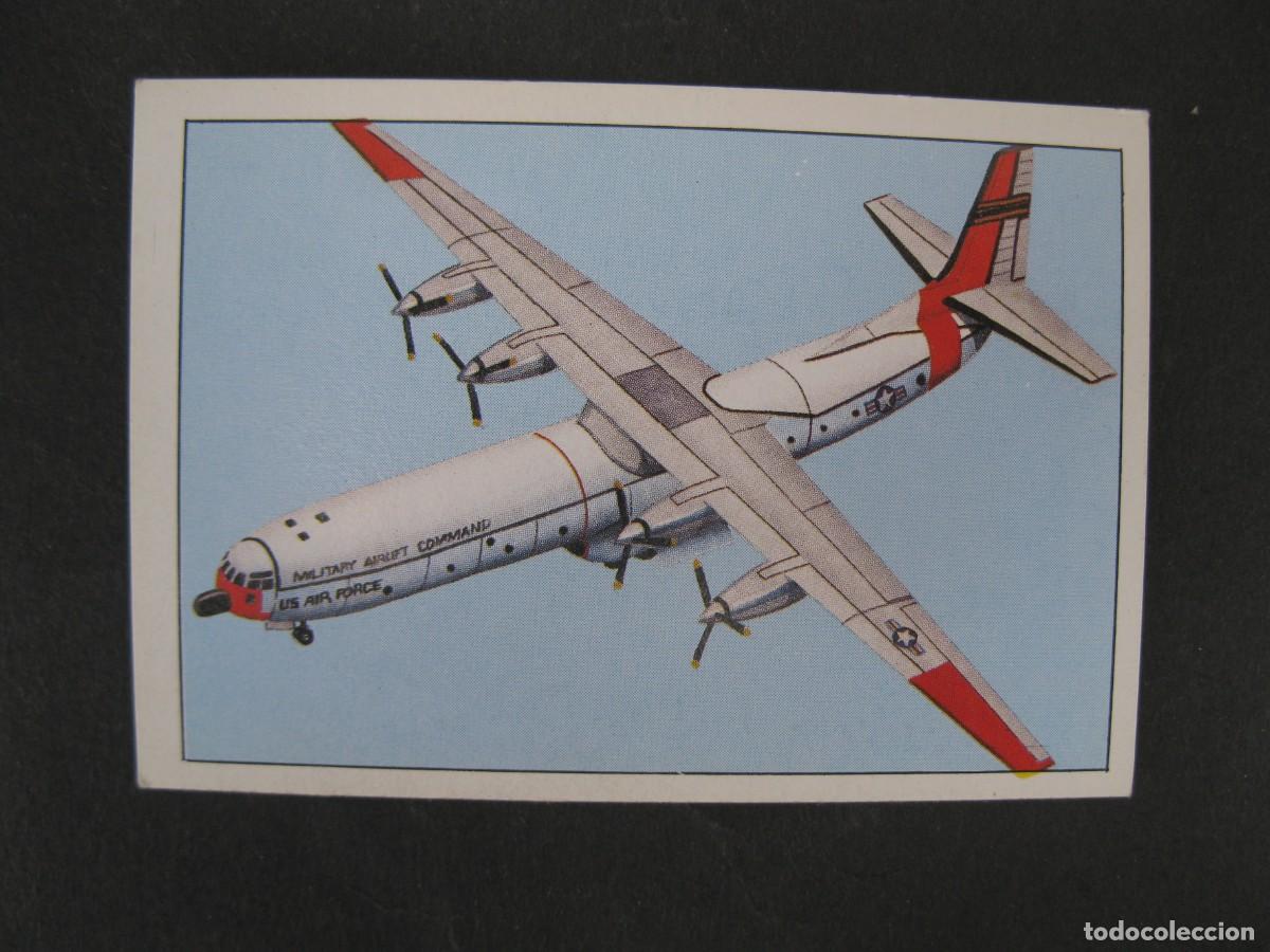 Coleccionismo Cromos antiguos: GRAN HISTORIA DE LA AVIACI&Oacute;N - CROMO N&ordm; 116 - DOUGLAS C-133 CARGOMASTER - SARPE - NUNCA PEGADO.