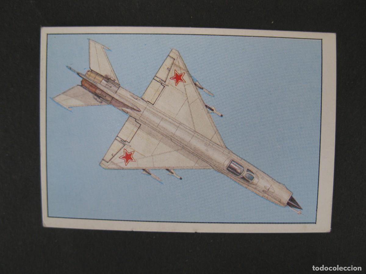 Coleccionismo Cromos antiguos: GRAN HISTORIA DE LA AVIACI&Oacute;N - CROMO N&ordm; 115 - MIKOYAN-GUREVICH MiG-21 - SARPE - NUNCA PEGADO.