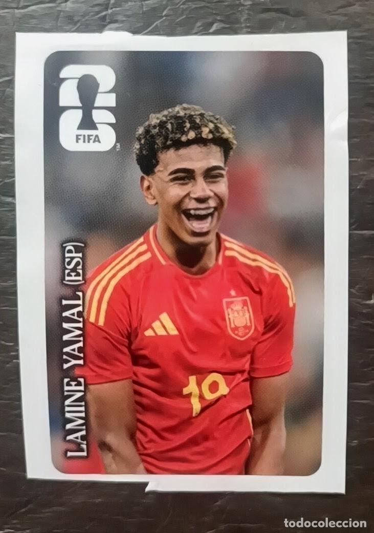 Coleccionismo Cromos antiguos: LAMINE YAMAL STICKER PROMOCION COCA COLA MUNDIAL 2026 PANINI FIFA WORLD CUP