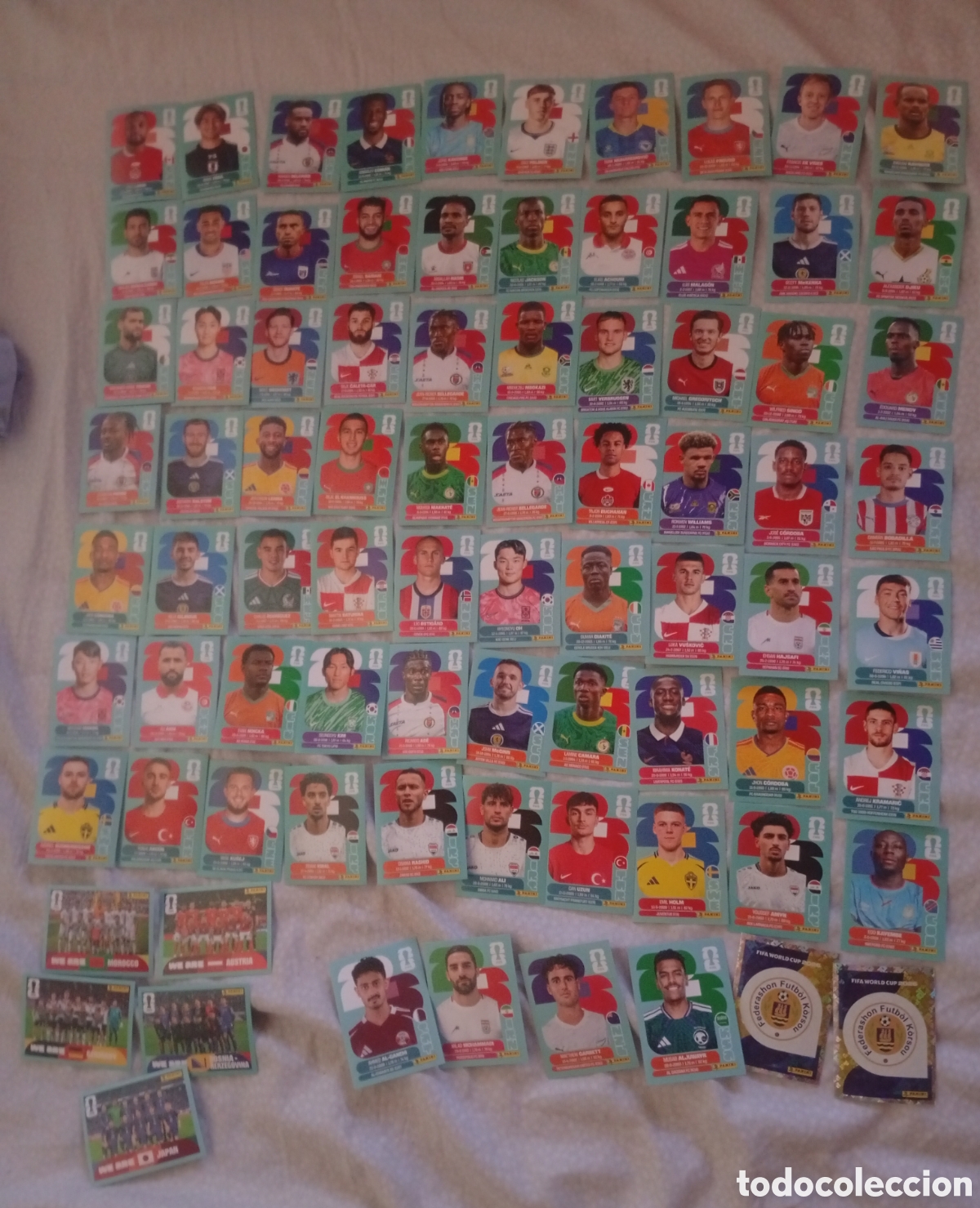 Coleccionismo Cromos antiguos: 80 cromos del mundial