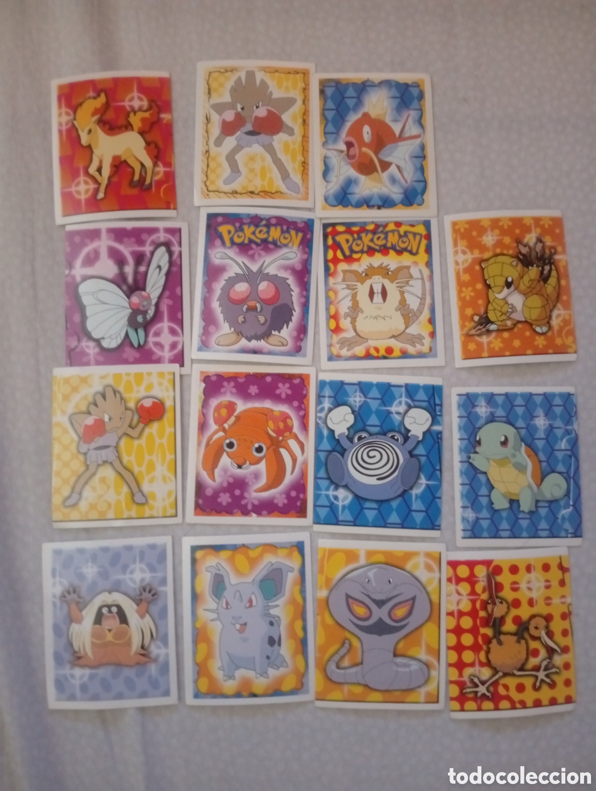 Coleccionismo Cromos antiguos: 15 cromos de Pok&eacute;mon 1995-1996