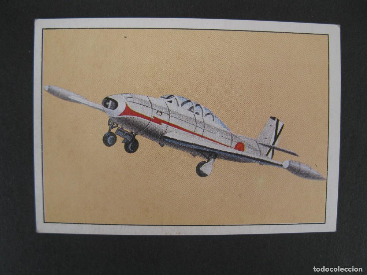 Coleccionismo Cromos antiguos: GRAN HISTORIA DE LA AVIACI&Oacute;N - CROMO N&ordm; 110 - HISPANO SAETA HA-200 - SARPE - NUNCA PEGADO.
