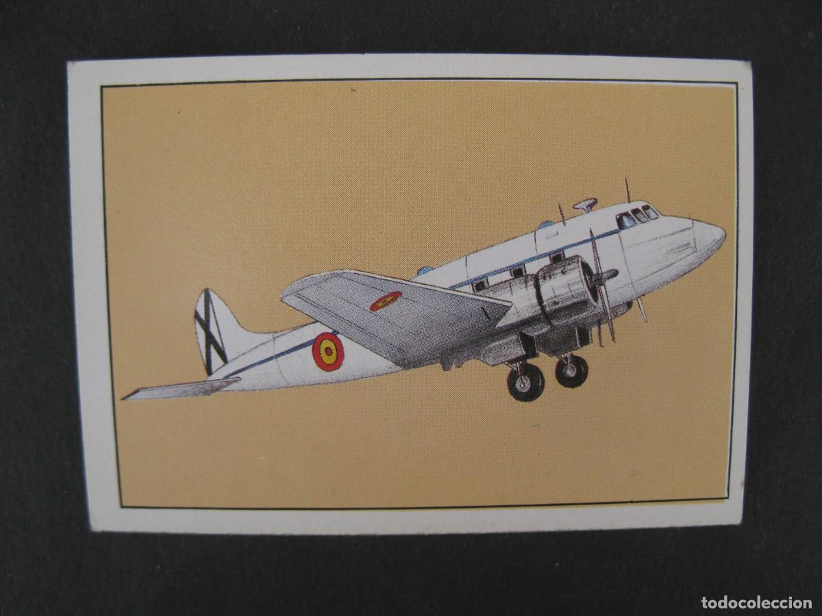 Coleccionismo Cromos antiguos: GRAN HISTORIA DE LA AVIACI&Oacute;N - CROMO N&ordm; 100 - CASA 201 ALCOT&Aacute;N - SARPE - NUNCA PEGADO.
