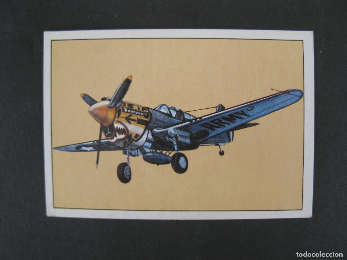 Coleccionismo Cromos antiguos: GRAN HISTORIA DE LA AVIACI&Oacute;N - CROMO N&ordm; 73 - CURTISS P-40 WARHAWK - SARPE - NUNCA PEGADO.