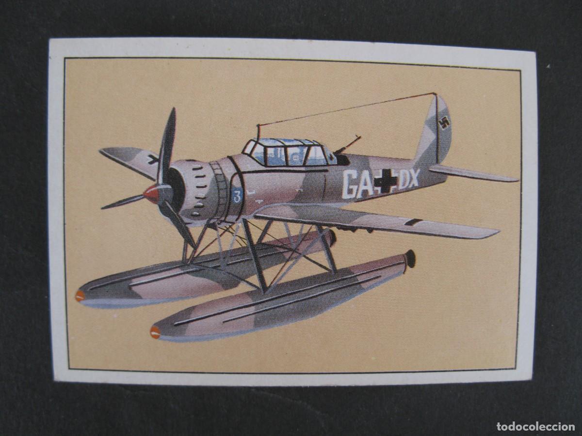 Coleccionismo Cromos antiguos: GRAN HISTORIA DE LA AVIACI&Oacute;N - CROMO N&ordm; 68 - ARADO AR. 196 - SARPE - NUNCA PEGADO.