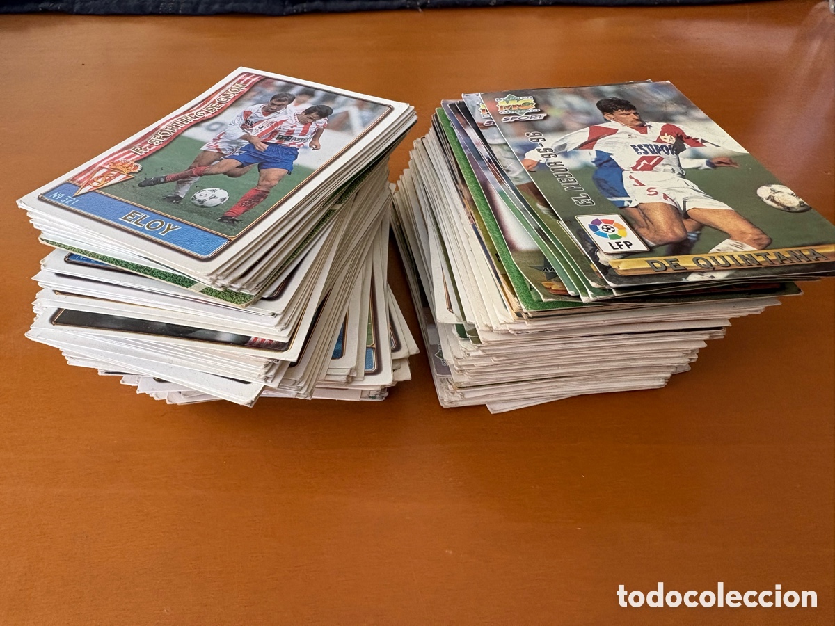 Coleccionismo Cromos antiguos: LOTE DE 228 CROMOS DE FUTBOL LIGA 1996 97