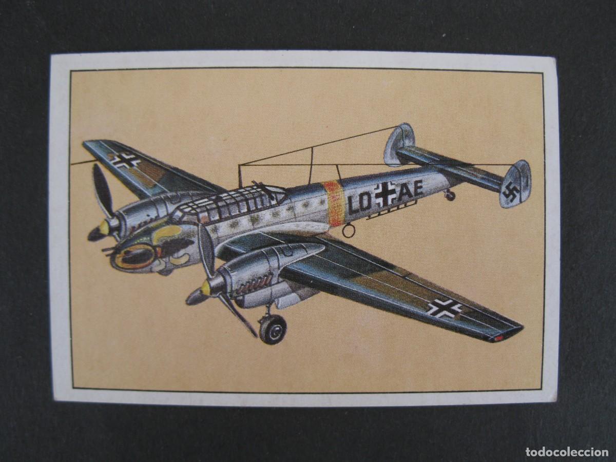 Coleccionismo Cromos antiguos: GRAN HISTORIA DE LA AVIACI&Oacute;N - CROMO N&ordm; 67 - MESSERSCHMITT BF. 110 - SARPE - NUNCA PEGADO.