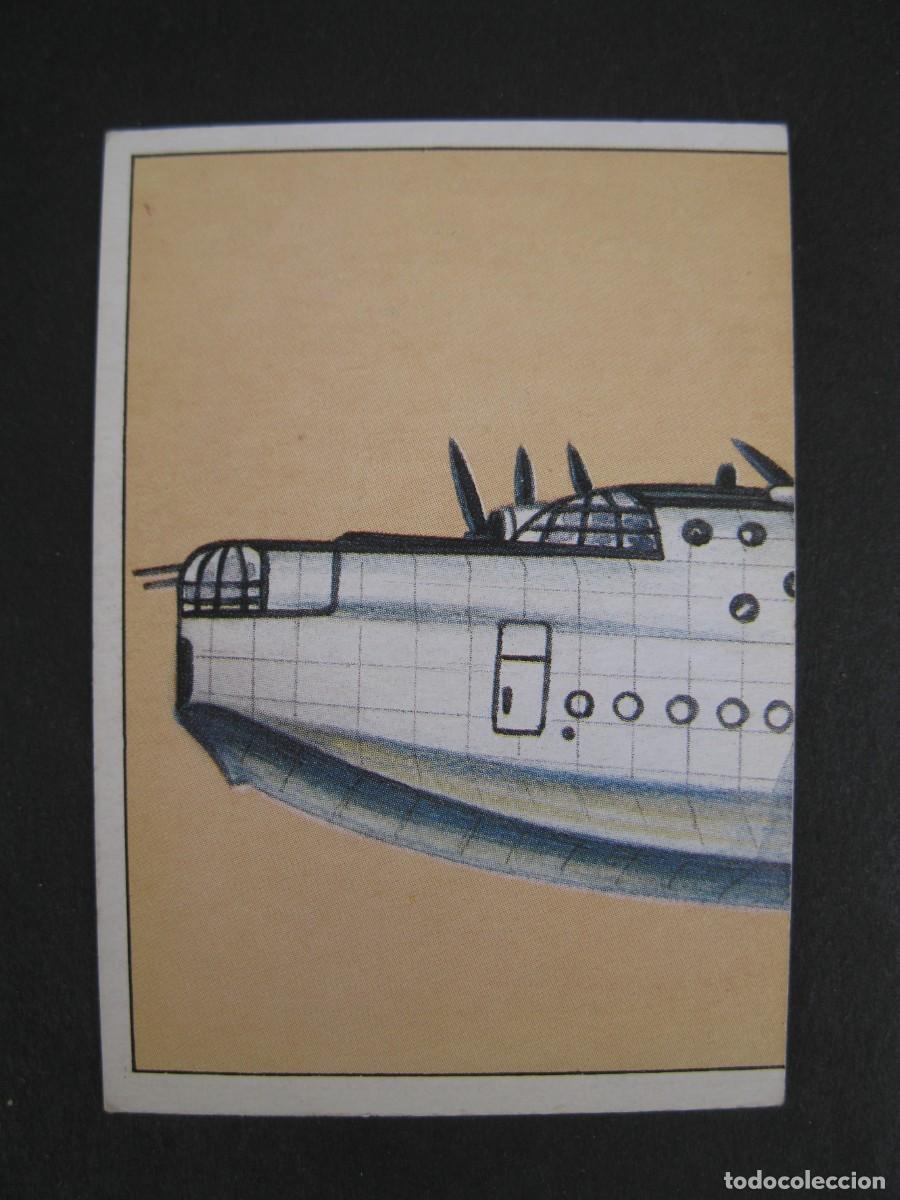 Coleccionismo Cromos antiguos: GRAN HISTORIA DE LA AVIACI&Oacute;N - CROMO N&ordm; 63 - SHORT SUNDERLAND MK I - SARPE - NUNCA PEGADO.