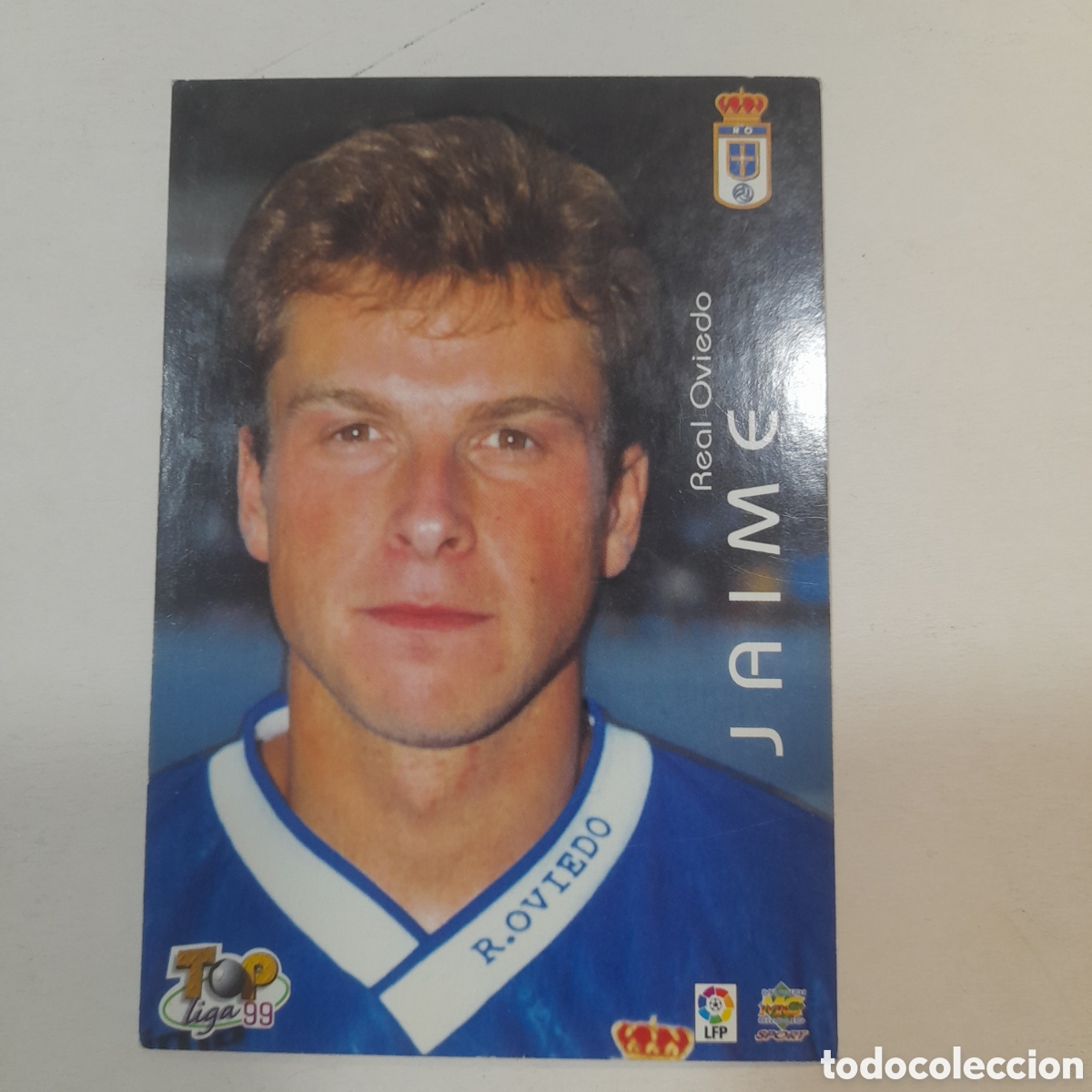 Coleccionismo Cromos antiguos: Cromo F&uacute;tbol: Jaime del Real Oviedo