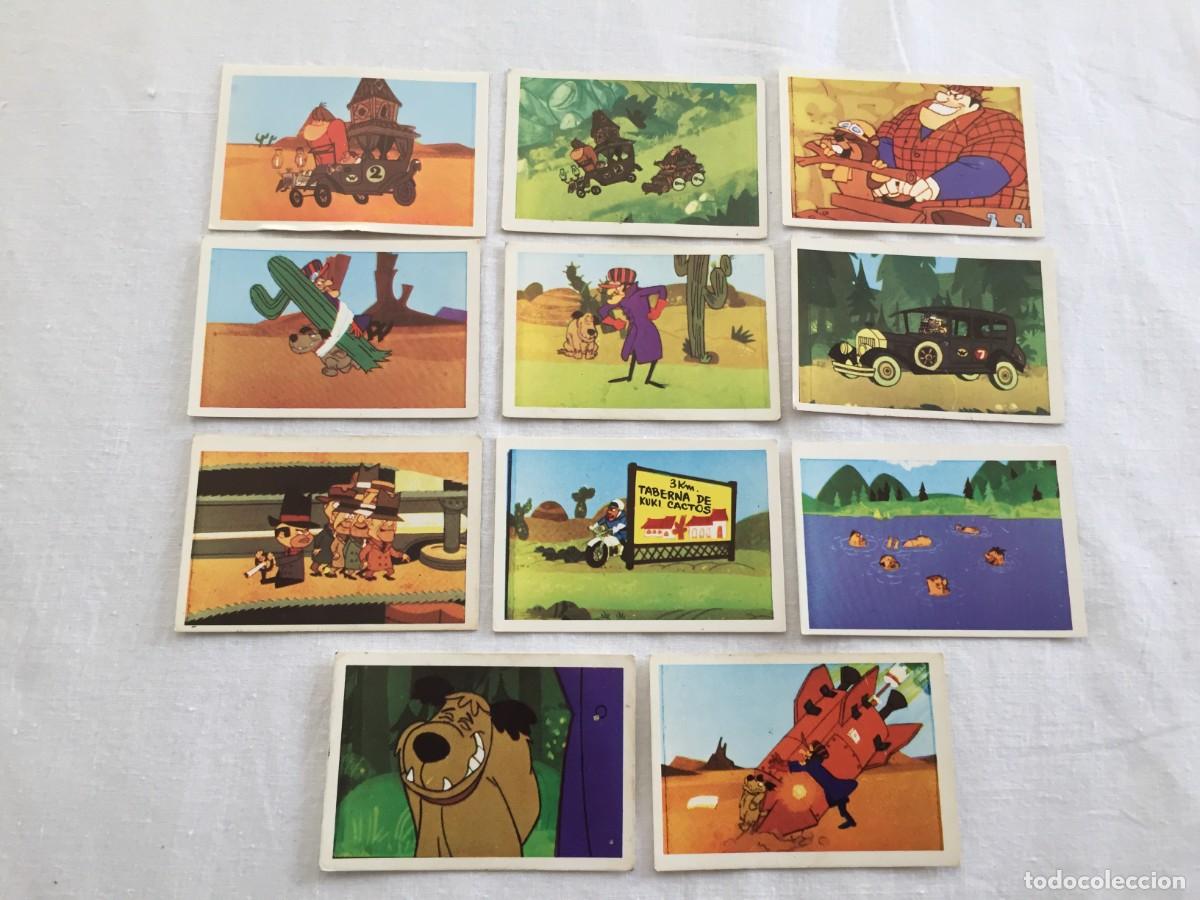 Coleccionismo Cromos antiguos: LOTE 11 CROMOS SIN PEGAR AUTOS LOCOS DE FHER - 3-18-25-63-71-77-80-82-90-105-128 - A 1 EURO A ELEGIR