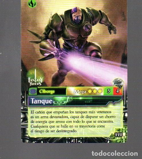 Coleccionismo Cromos antiguos: CROMO DE FANTAS Y RIDERS FUNGOID TANQUE N&ordm; 228 DEL A&Ntilde;O 2023 PANINI