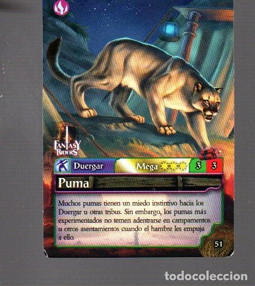 Coleccionismo Cromos antiguos: CROMO DE FANTAS Y RIDERS FUNGOID PUMA N&ordm; 51 DEL A&Ntilde;O 2023 PANINI