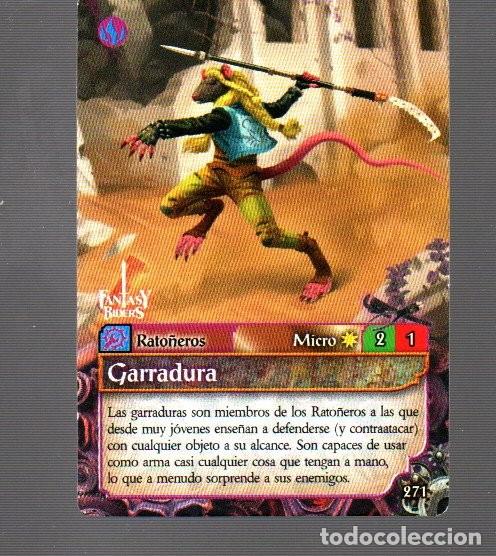 Coleccionismo Cromos antiguos: CROMO DE FANTAS Y RIDERS FUNGOID GARRADURA N&ordm; 271 DEL A&Ntilde;O 2023 PANINI