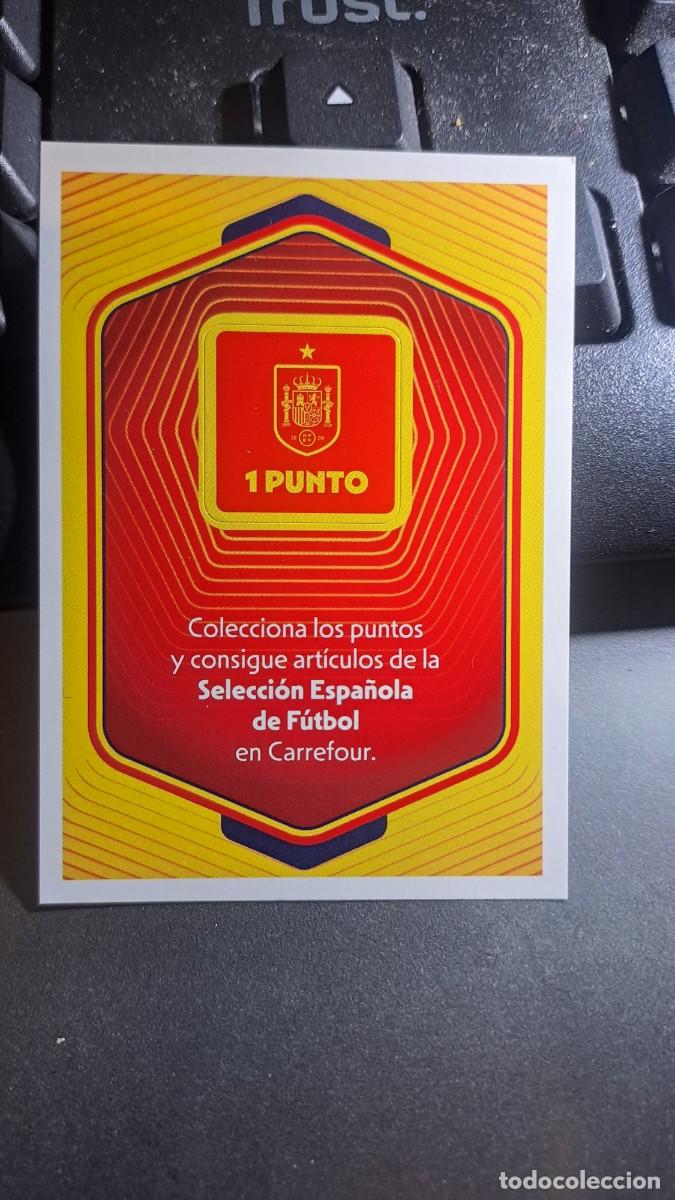 Coleccionismo Cromos antiguos: CROMO 1 PUNTO ESPA&Ntilde;A 2026 26 MUNDIAL SELECCION ESPA&Ntilde;OLA CARREFOUR PANINI NUNCA PEGADO