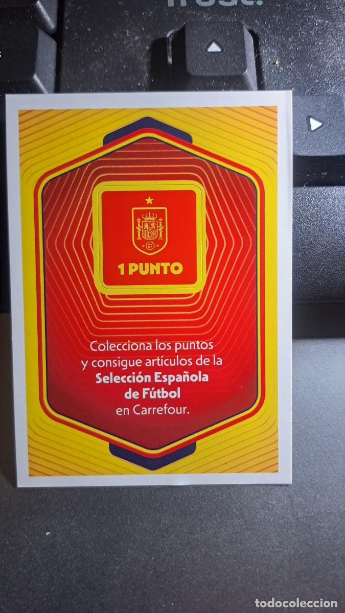 Coleccionismo Cromos antiguos: CROMO 1 PUNTO ESPA&Ntilde;A 2026 26 MUNDIAL SELECCION ESPA&Ntilde;OLA CARREFOUR PANINI NUNCA PEGADO