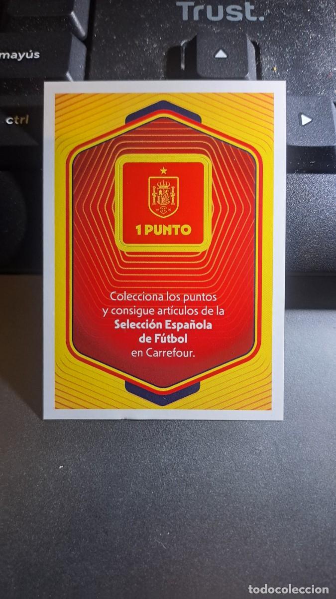 Coleccionismo Cromos antiguos: CROMO 1 PUNTO ESPA&Ntilde;A 2026 26 MUNDIAL SELECCION ESPA&Ntilde;OLA CARREFOUR PANINI NUNCA PEGADO