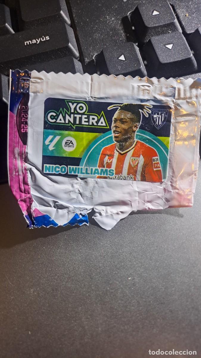 Coleccionismo Cromos antiguos: CROMO CHICLE LIGA NICO WILLIAMS YO CANTERA ATHLETIC CLUB DE BILBAO 2024 2025 24 25 ESTE PANINI NUNCA