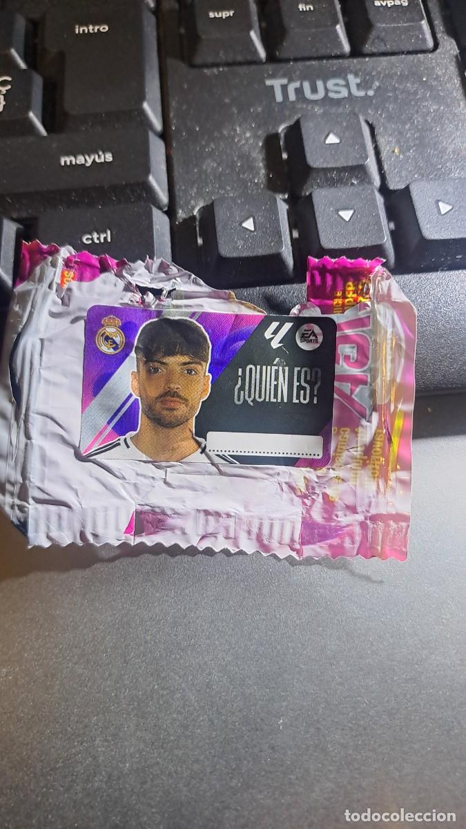 Coleccionismo Cromos antiguos: CROMO ASENCIO &iquest;QUIEN ES? REAL MADRID CHICLE LIGA 2025 2026 25 26 ESTE PANINI NUNCA PEGADO