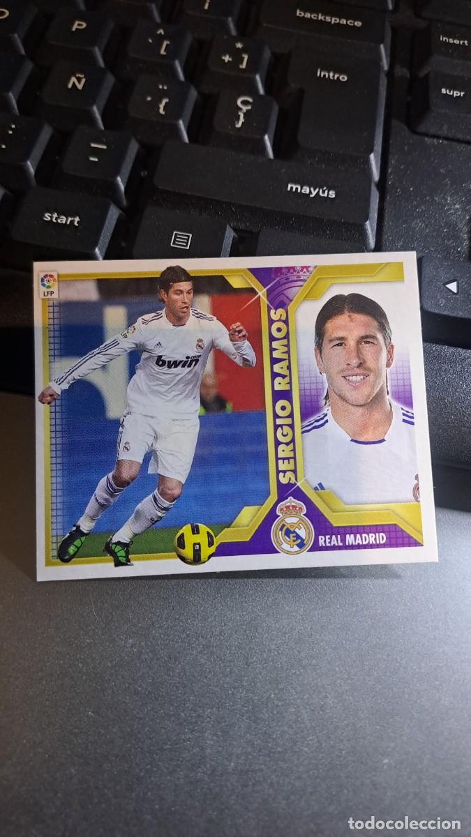 Coleccionismo Cromos antiguos: CROMO SERGIO RAMOS 3 REAL MADRID LIGA 2011 2012 11 12 ESTE PANINI NUNCA PEGADO