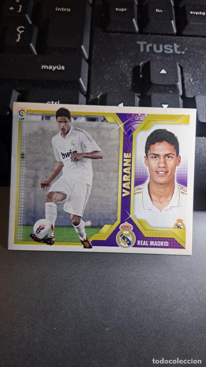 Coleccionismo Cromos antiguos: CROMO VARANE 5B 5 B COLOCA REAL MADRID LIGA 2011 2012 11 12 ESTE PANINI NUNCA PEGADO