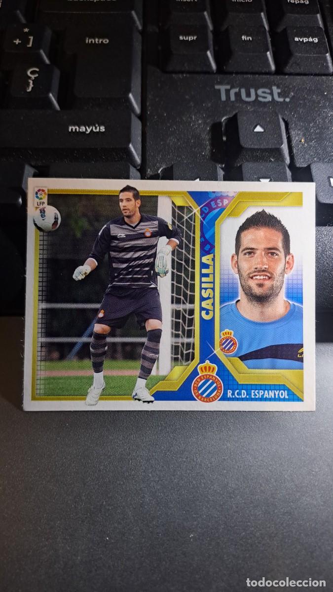 Coleccionismo Cromos antiguos: CROMO CASILLA 5 MERCADO DE INVIERNO 5 ESPANYOL ESPA&Ntilde;OL LIGA 2011 2012 11 12 ESTE PANINI NUNCA PEGADO