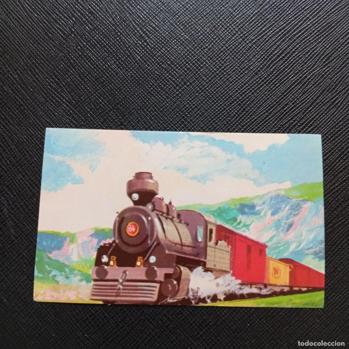 Coleccionismo Cromos antiguos: 23 HISTORIA DE LA LOCOMOTORA EDICIONES TORAY CROMO - SIN PEGAR - FT89