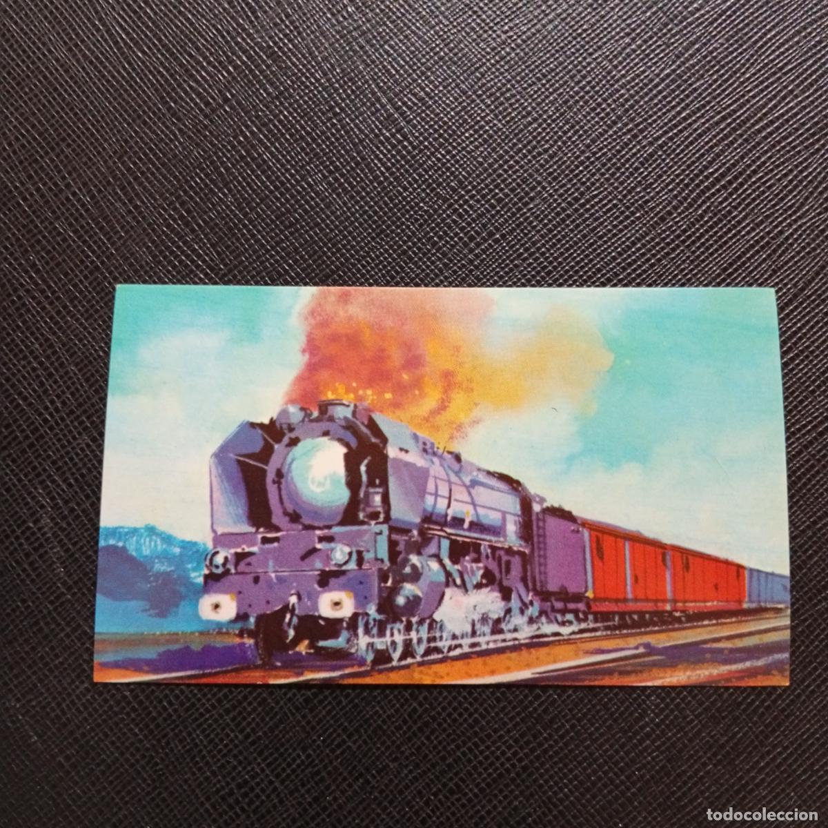 Coleccionismo Cromos antiguos: 34 HISTORIA DE LA LOCOMOTORA EDICIONES TORAY CROMO - SIN PEGAR - FT89
