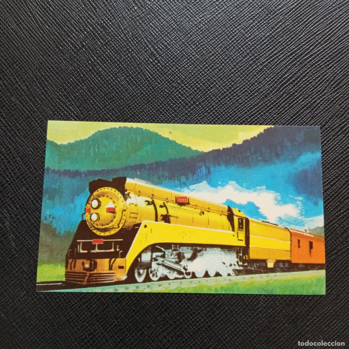 Coleccionismo Cromos antiguos: 40 HISTORIA DE LA LOCOMOTORA EDICIONES TORAY CROMO - SIN PEGAR - FT89
