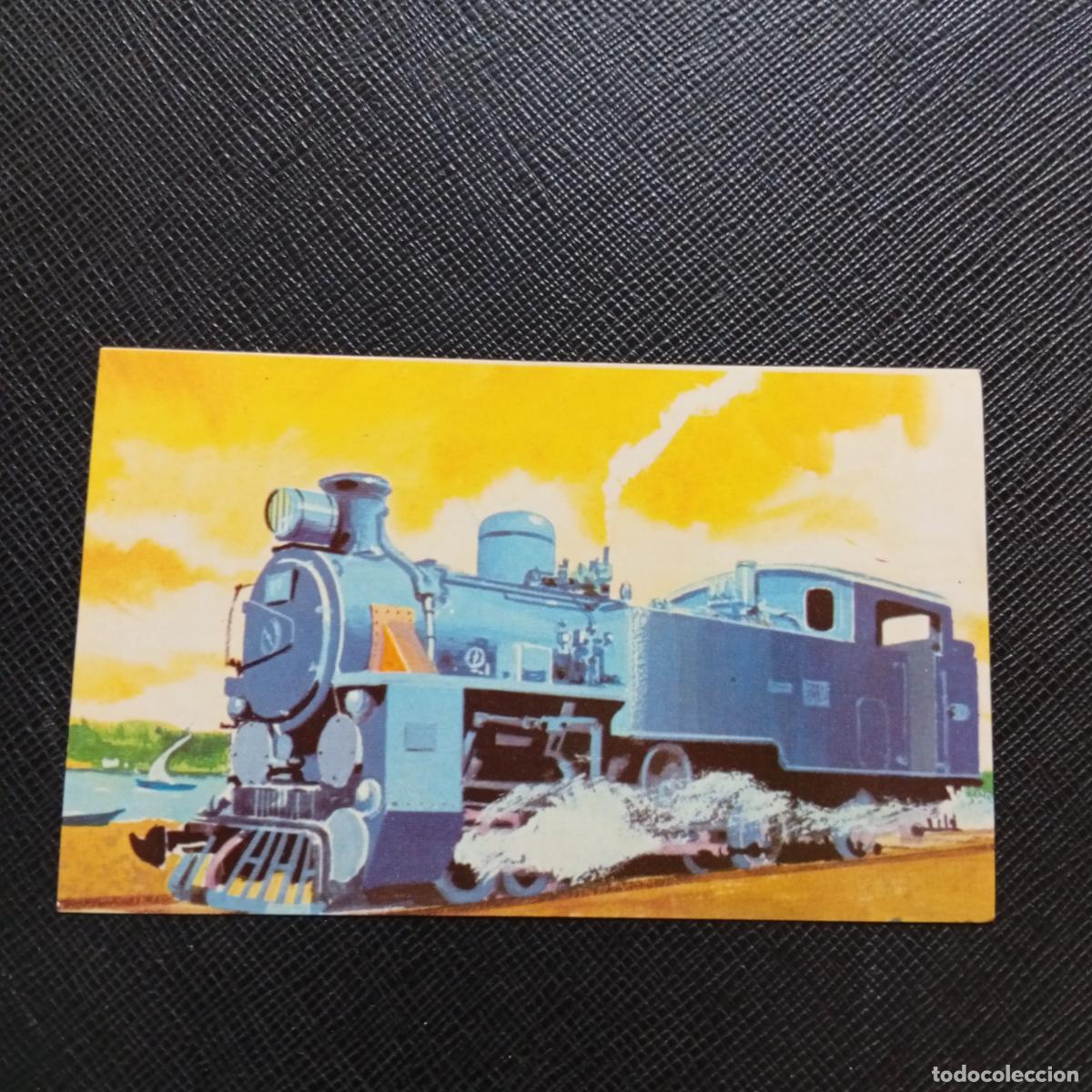 Coleccionismo Cromos antiguos: 47 HISTORIA DE LA LOCOMOTORA EDICIONES TORAY CROMO - SIN PEGAR - FT89