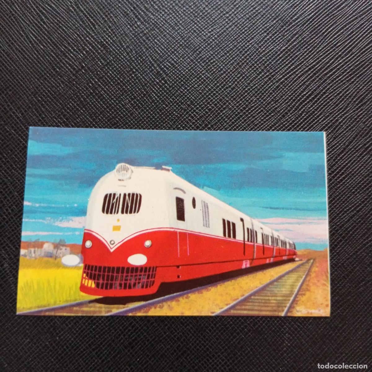 Coleccionismo Cromos antiguos: 95 HISTORIA DE LA LOCOMOTORA EDICIONES TORAY CROMO - SIN PEGAR - FT89