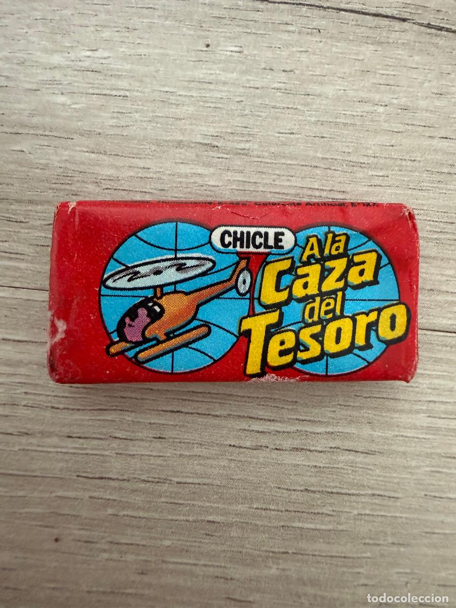 Coleccionismo Cromos antiguos: Chicle sin abrir - A la caza del tesoro - Miguel de la Quadra-Salcedo
