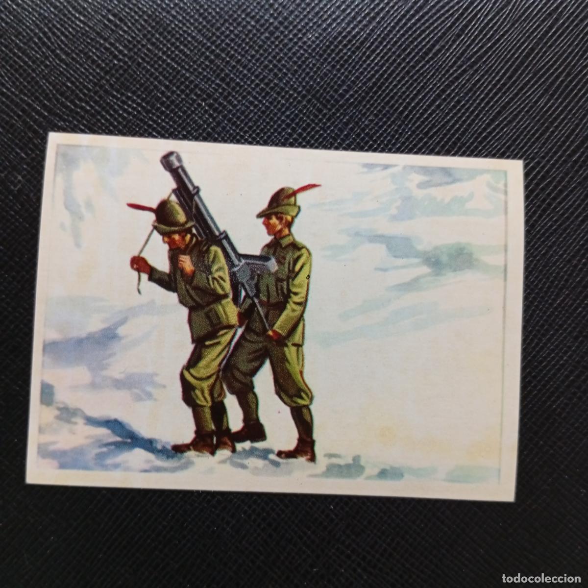 Coleccionismo Cromos antiguos: 200 ARMAS Y SOLDADOS BRUGUERA CROMO 1972 - SIN PEGAR - FT89