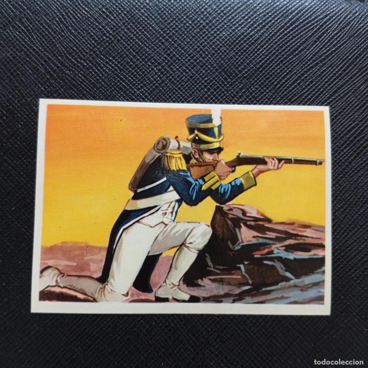 Coleccionismo Cromos antiguos: 71 ARMAS Y SOLDADOS BRUGUERA CROMO 1972 - SIN PEGAR - FT89