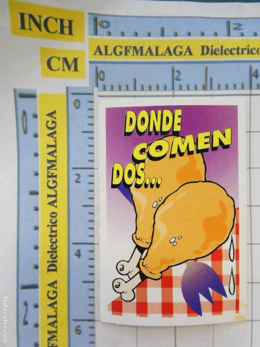 Coleccionismo Cromos antiguos: CROMO CROMITO CHUCHER&Iacute;AS PASTELITOS. BOLLYCAO. ESPEJISMOS. DONDE COMEN DOS... 455