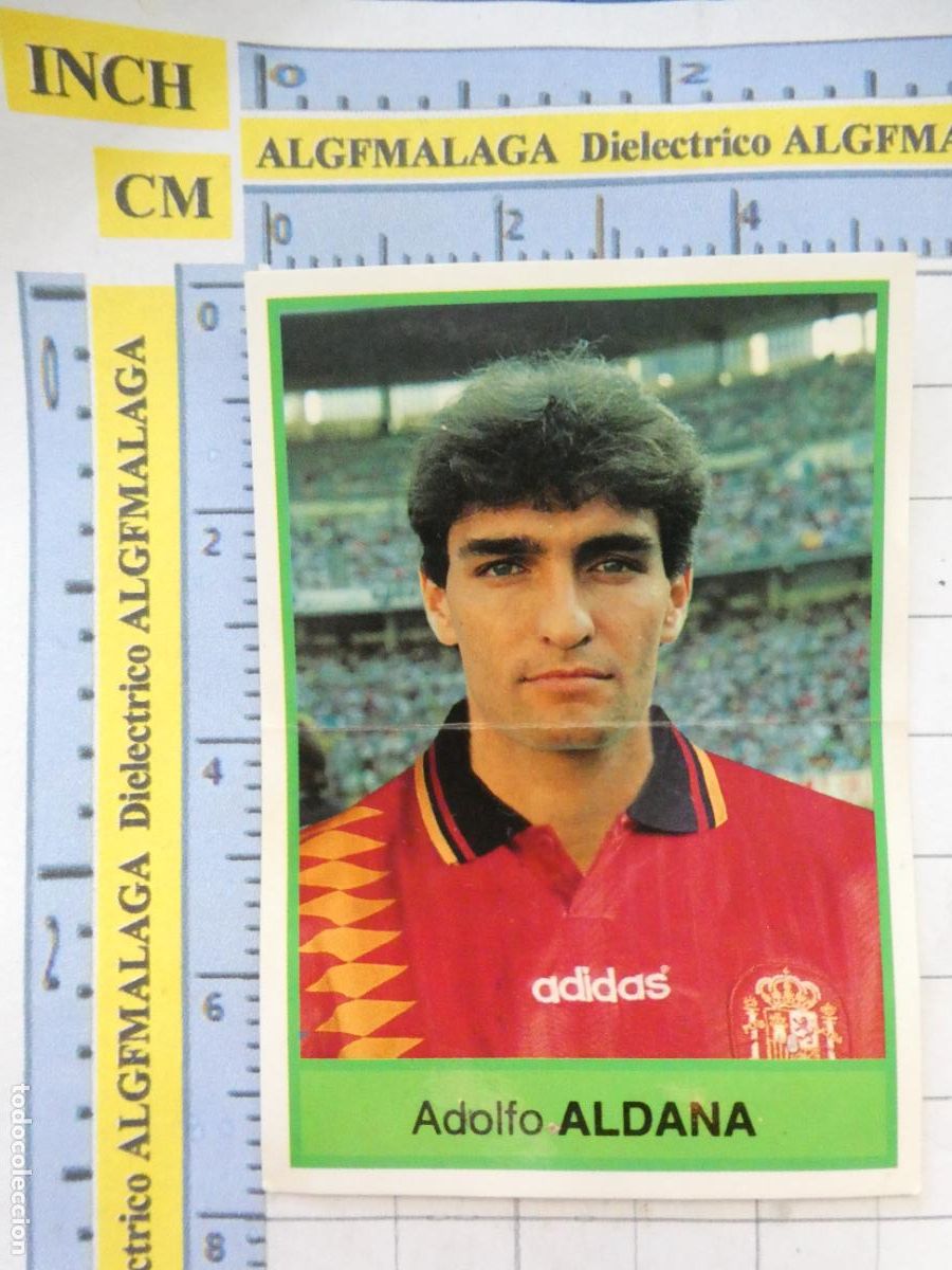Coleccionismo Cromos antiguos: CROMO CROMITO CHUCHER&Iacute;AS PASTELITOS. BOLLYCAO. SELECCION ESPA&Ntilde;OLA 1994 USA ADOLFO ALDANA 456