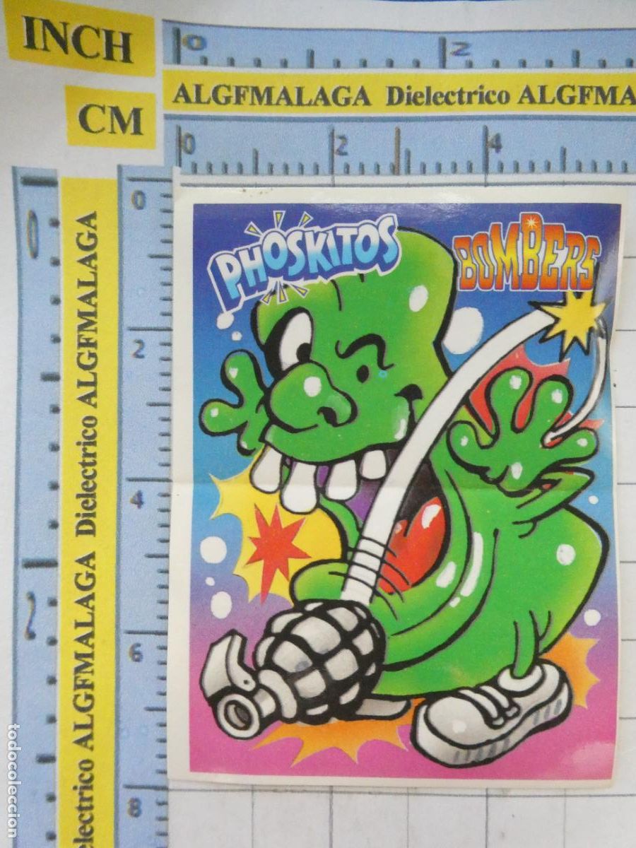 Coleccionismo Cromos antiguos: CROMO CROMITO CHUCHER&Iacute;AS PASTELITOS. PHOSKITOS BOMBERS 1996. 460
