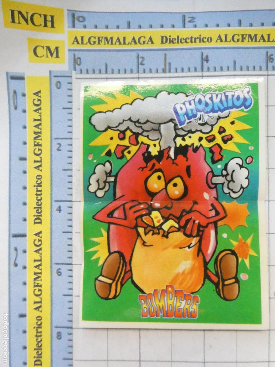 Coleccionismo Cromos antiguos: CROMO CROMITO CHUCHER&Iacute;AS PASTELITOS. PHOSKITOS BOMBERS 1996. 461