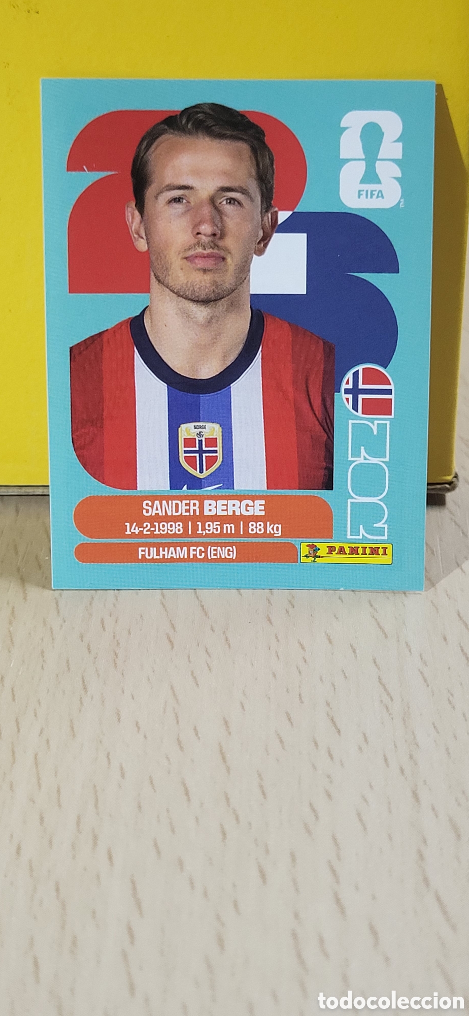 Collectable Antique Stickers: BERGE NORUEGA NOR N&ordm; 11 FIFA WORLD CUP 2026 PANINI MUNDIAL FIFA WORLD CUP