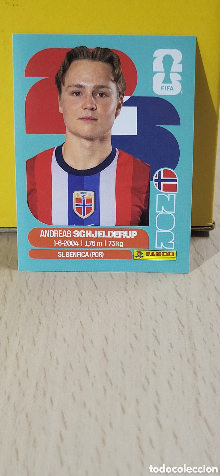 Collectable Antique Stickers: SCHJELDERUP NORUEGA NOR N&ordm; 12 FIFA WORLD CUP 2026 PANINI MUNDIAL FIFA WORLD CUP