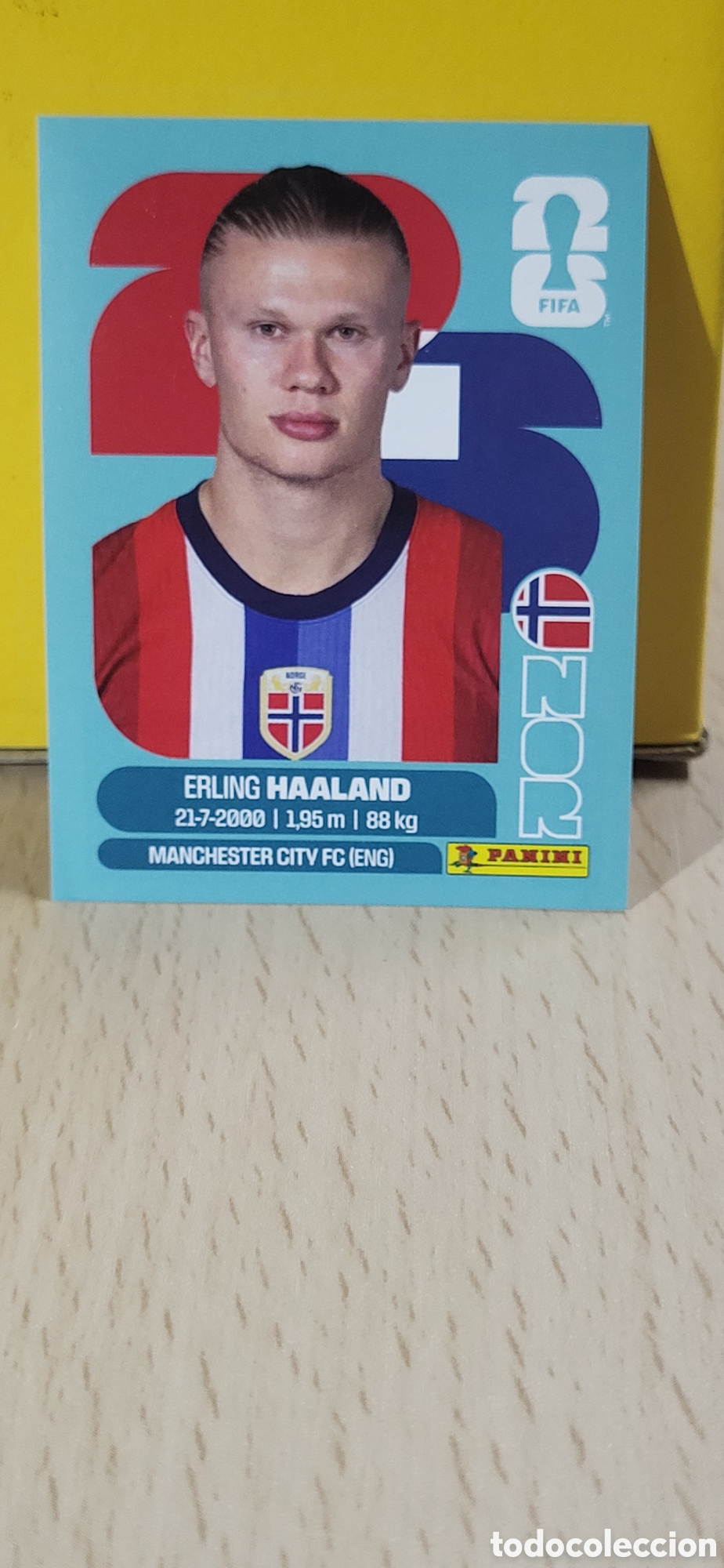 Collectable Antique Stickers: HAALAND NORUEGA NOR N&ordm; 15 FIFA WORLD CUP 2026 PANINI MUNDIAL FIFA WORLD CUP