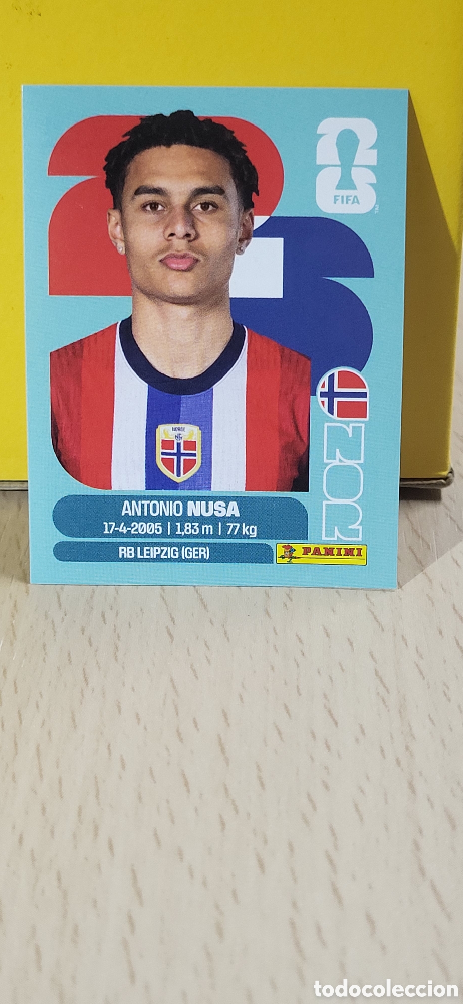 Colecionismo Cromos antigos: NUSA NORUEGA NOR N&ordm; 19 FIFA WORLD CUP 2026 PANINI MUNDIAL FIFA WORLD CUP