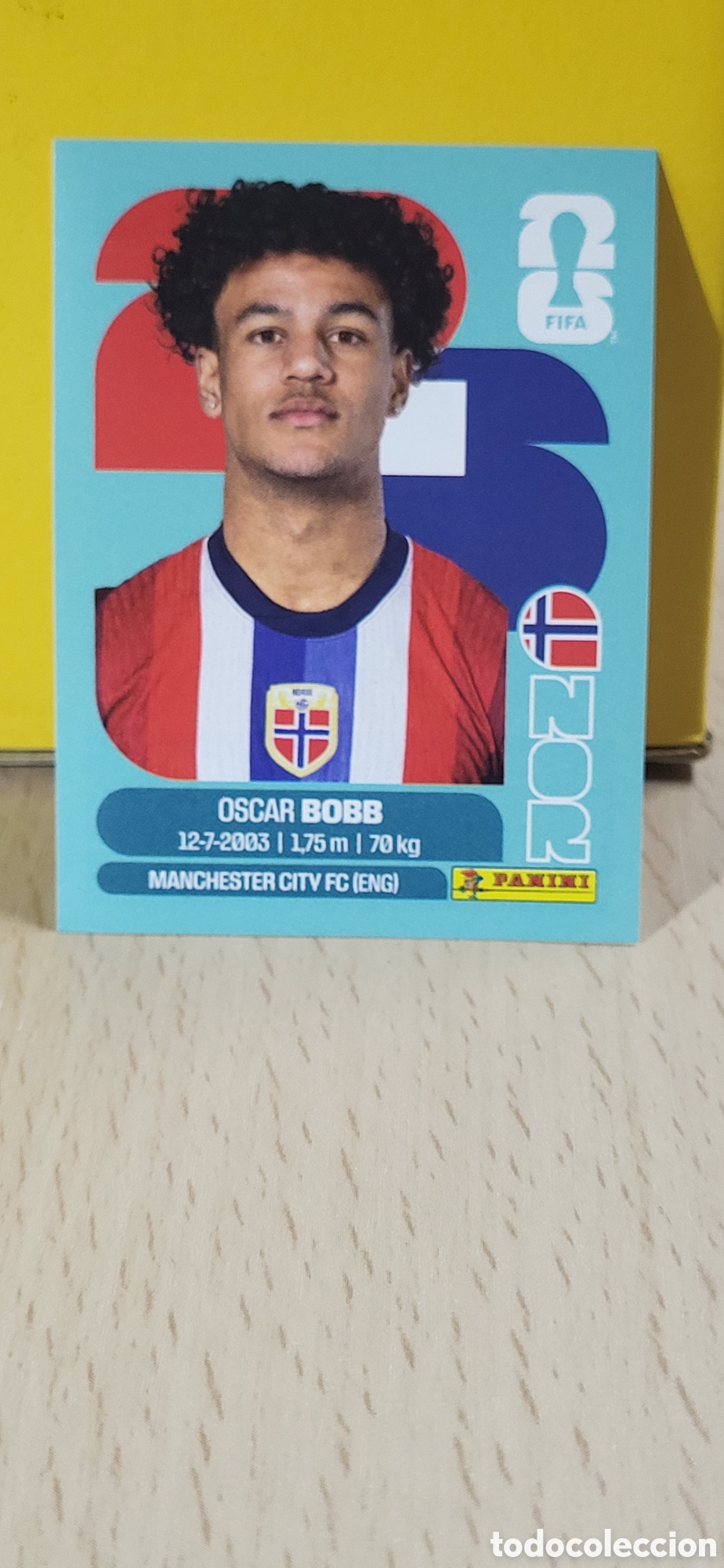 Colecionismo Cromos antigos: BOBB NORUEGA NOR N&ordm; 20 FIFA WORLD CUP 2026 PANINI MUNDIAL FIFA WORLD CUP