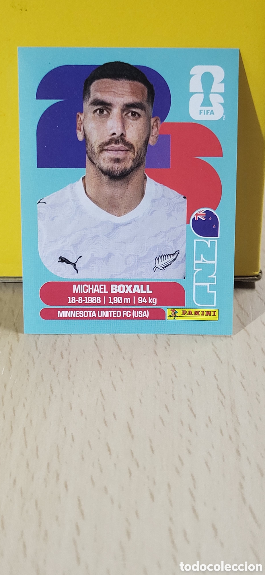 Colecionismo Cromos antigos: BOXALL NUEVA ZELANDA NZL N&ordm; 4 FIFA WORLD CUP 2026 PANINI MUNDIAL FIFA WORLD CUP